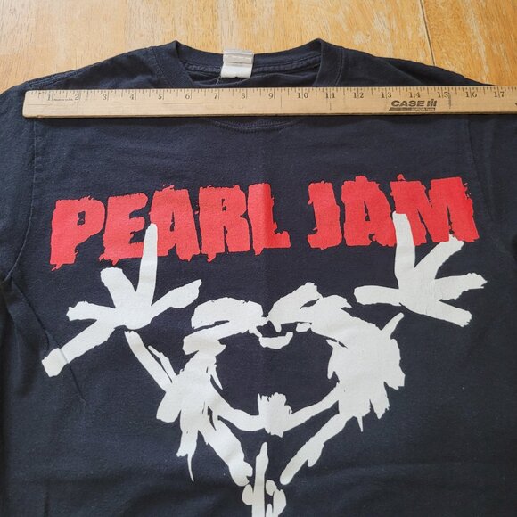 Small Vintage 90s Pearl Jam Alive Stick Man Black Concert Graphic T Shirt - Picture 4 of 8
